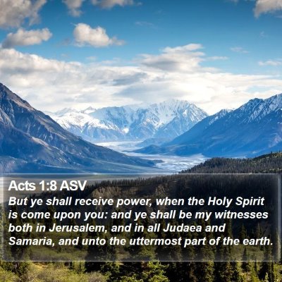 Acts 1:8 ASV Bible Verse Image