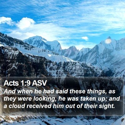 Acts 1:9 ASV Bible Verse Image