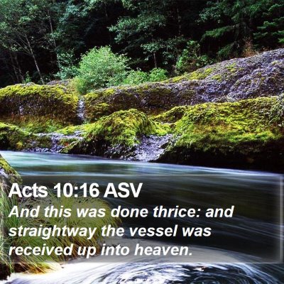 Acts 10:16 ASV Bible Verse Image