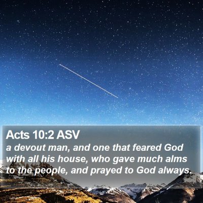 Acts 10:2 ASV Bible Verse Image