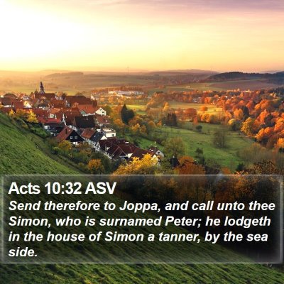 Acts 10:32 ASV Bible Verse Image