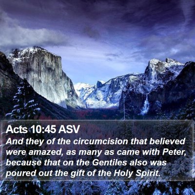 Acts 10:45 ASV Bible Verse Image