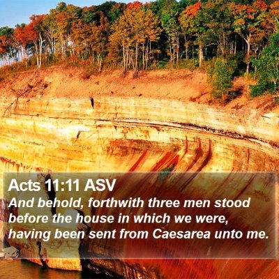 Acts 11:11 ASV Bible Verse Image