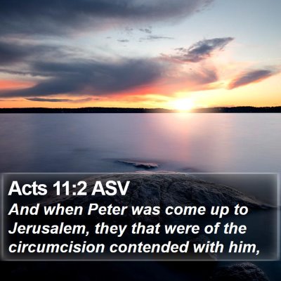 Acts 11:2 ASV Bible Verse Image