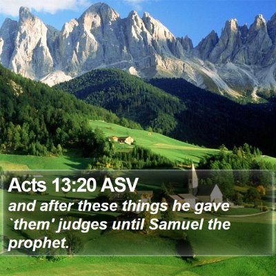 Acts 13:20 ASV Bible Verse Image