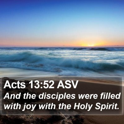 Acts 13:52 ASV Bible Verse Image