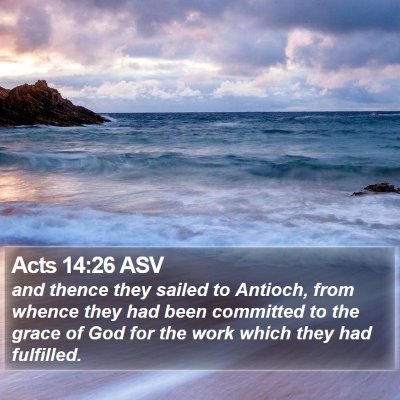 Acts 14:26 ASV Bible Verse Image