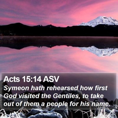 Acts 15:14 ASV Bible Verse Image
