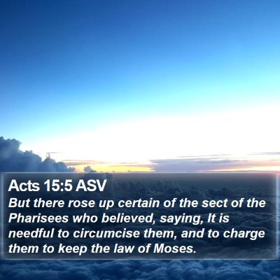 Acts 15:5 ASV Bible Verse Image