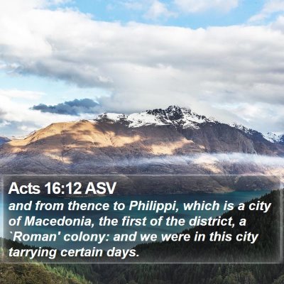 Acts 16:12 ASV Bible Verse Image