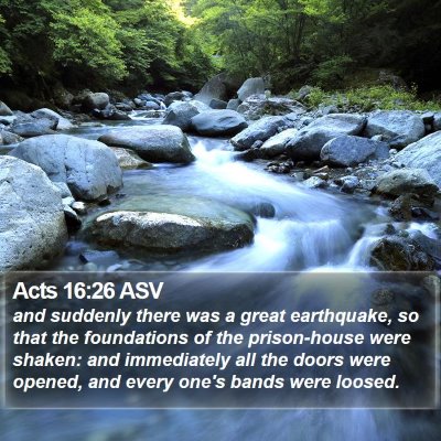 Acts 16:26 ASV Bible Verse Image