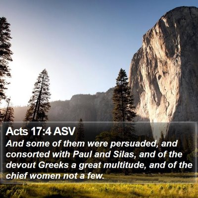 Acts 17:4 ASV Bible Verse Image