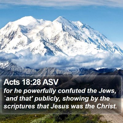 Acts 18:28 ASV Bible Verse Image