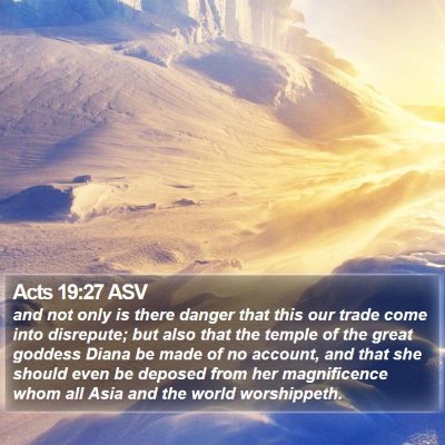 Acts 19:27 ASV Bible Verse Image