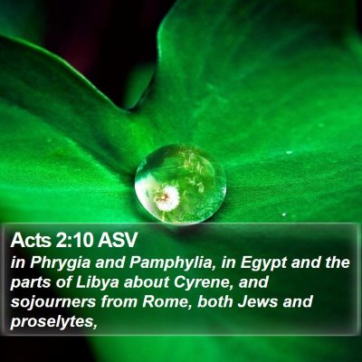 Acts 2:10 ASV Bible Verse Image