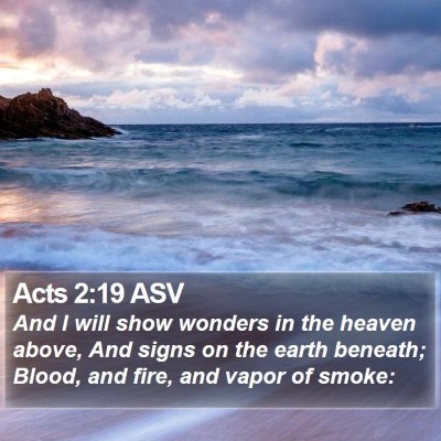 Acts 2:19 ASV Bible Verse Image