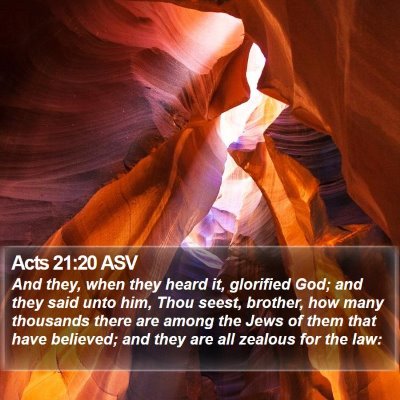 Acts 21:20 ASV Bible Verse Image