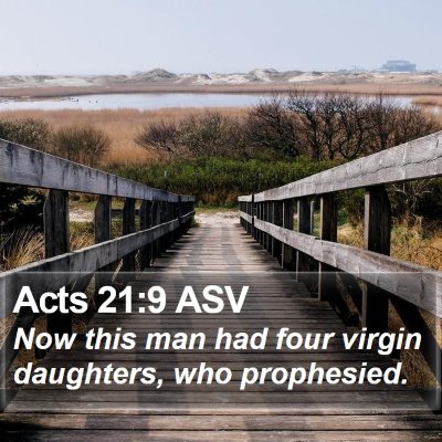 Acts 21:9 ASV Bible Verse Image