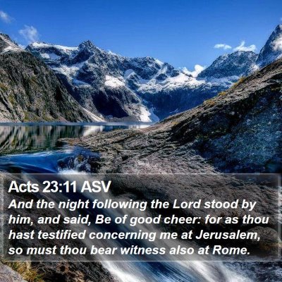 Acts 23:11 ASV Bible Verse Image