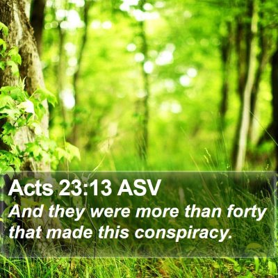 Acts 23:13 ASV Bible Verse Image