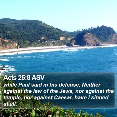 Acts 25:8 ASV Bible Verse Image