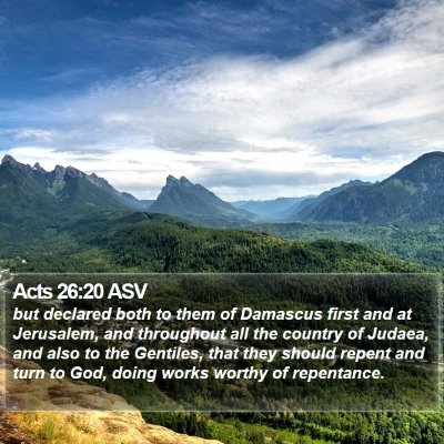 Acts 26:20 ASV Bible Verse Image