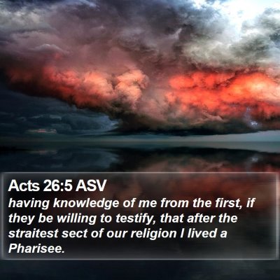 Acts 26:5 ASV Bible Verse Image
