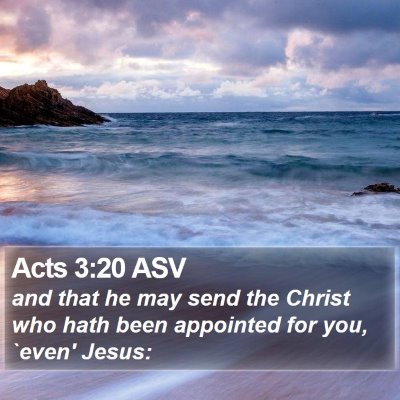 Acts 3:20 ASV Bible Verse Image