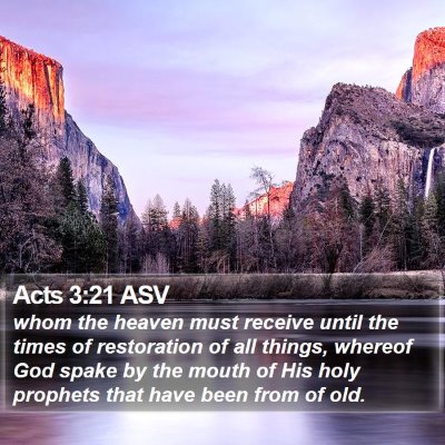 Acts 3:21 ASV Bible Verse Image
