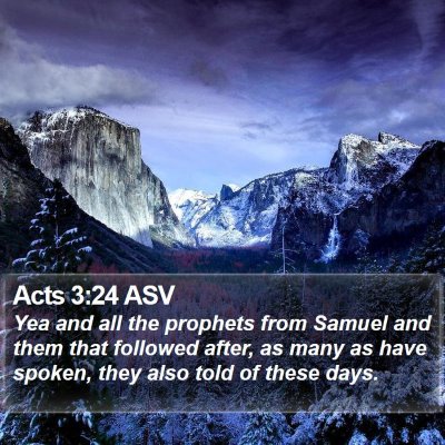 Acts 3:24 ASV Bible Verse Image