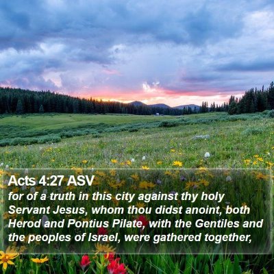 Acts 4:27 ASV Bible Verse Image