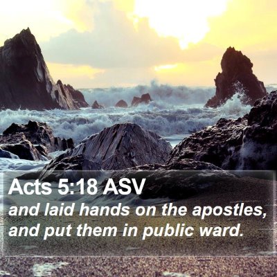 Acts 5:18 ASV Bible Verse Image