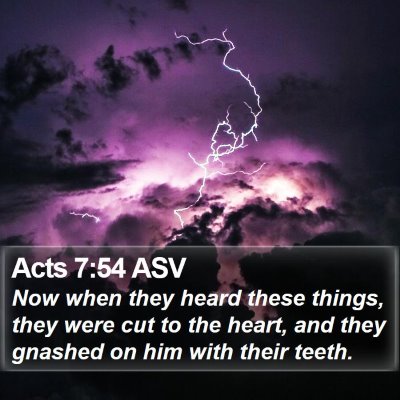Acts 7:54 ASV Bible Verse Image