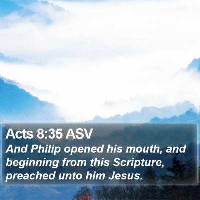 Acts 8:35 ASV Bible Verse Image