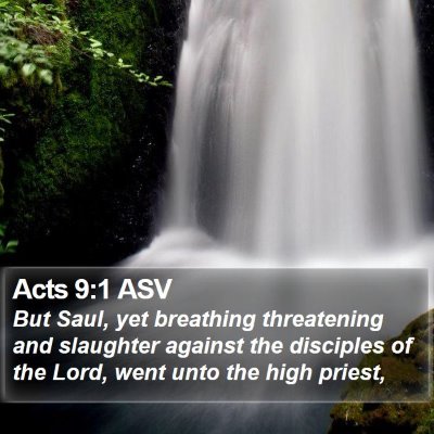 Acts 9:1 ASV Bible Verse Image