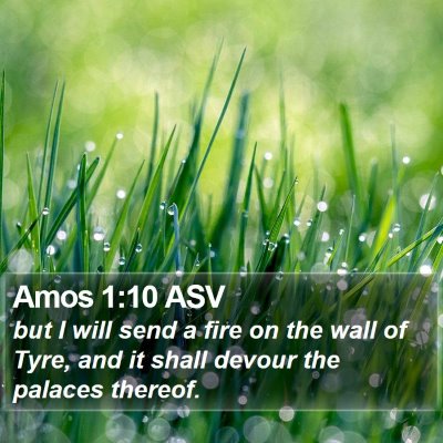 Amos 1:10 ASV Bible Verse Image
