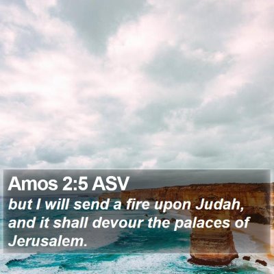 Amos 2:5 ASV Bible Verse Image