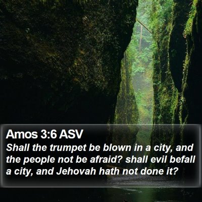 Amos 3:6 ASV Bible Verse Image