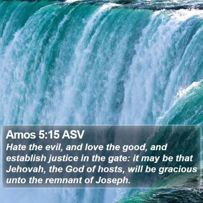 Amos 5:15 ASV Bible Verse Image