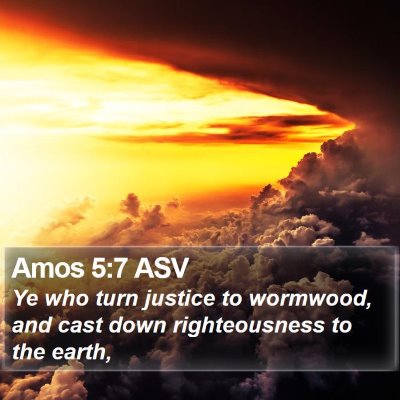 Amos 5:7 ASV Bible Verse Image