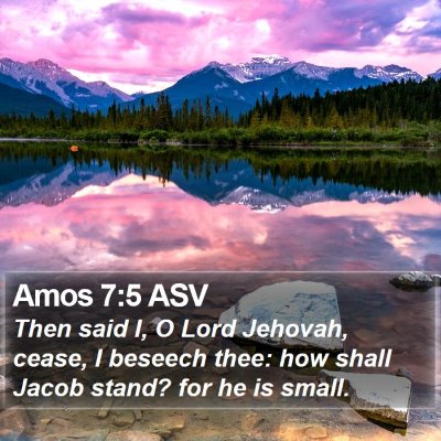 Amos 7:5 ASV Bible Verse Image