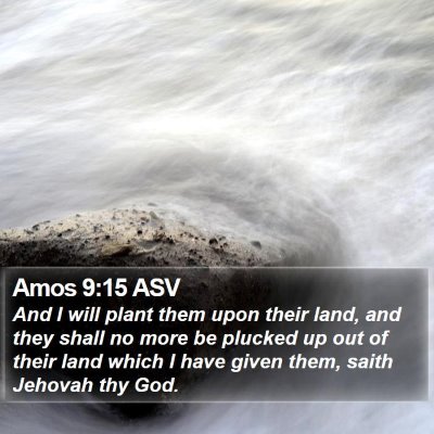 Amos 9:15 ASV Bible Verse Image