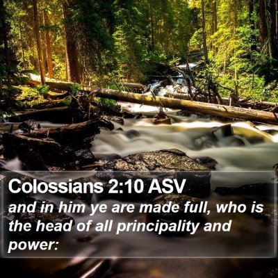 Colossians 2:10 ASV Bible Verse Image