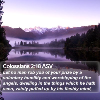 Colossians 2:18 ASV Bible Verse Image
