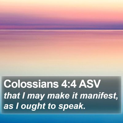 Colossians 4:4 ASV Bible Verse Image