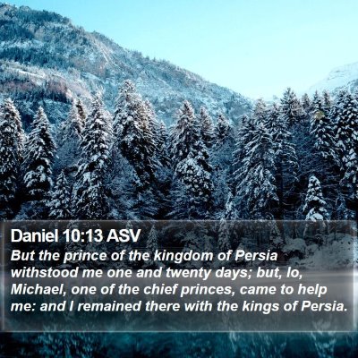 Daniel 10:13 ASV Bible Verse Image