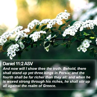 Daniel 11:2 ASV Bible Verse Image