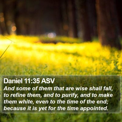 Daniel 11:35 ASV Bible Verse Image
