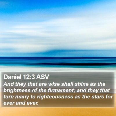 Daniel 12:3 ASV Bible Verse Image