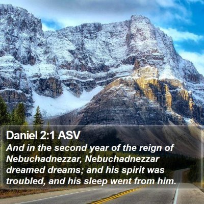 Daniel 2:1 ASV Bible Verse Image